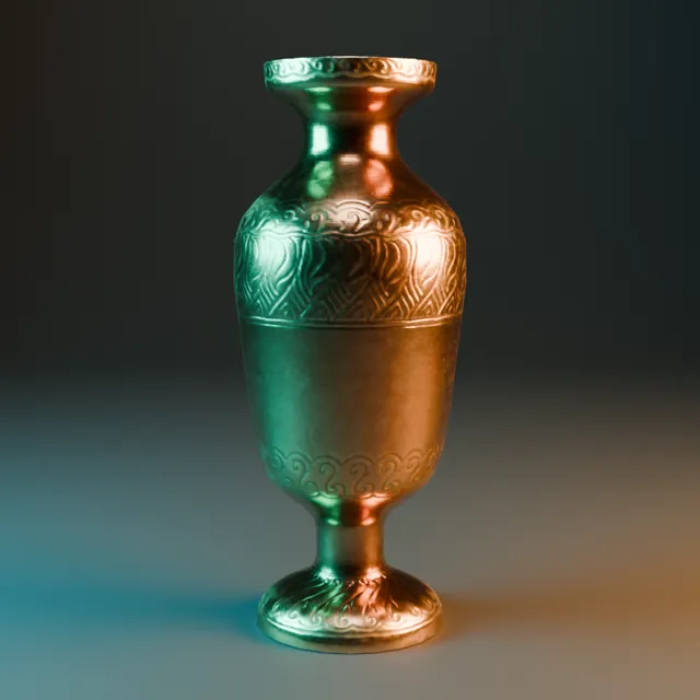 Color contrast lighting setup
