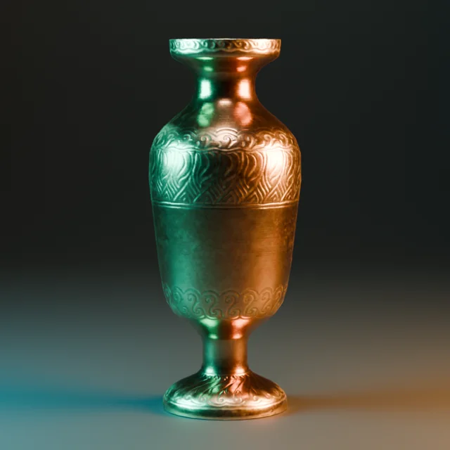 Glass bottle product shot with rim lights